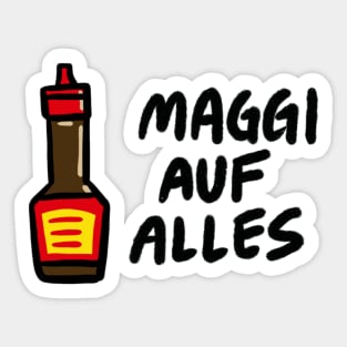 Maggi Auf Alles (Deutsch) Sticker